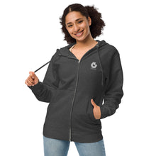 Load image into Gallery viewer, Unisex Fleece Zip Up Hoodie
