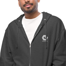 Load image into Gallery viewer, Unisex Fleece Zip Up Hoodie
