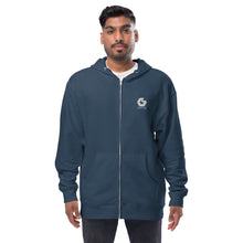 Load image into Gallery viewer, Unisex Fleece Zip Up Hoodie