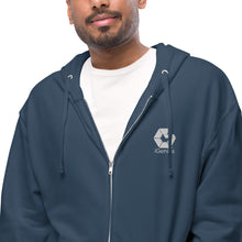 Load image into Gallery viewer, Unisex Fleece Zip Up Hoodie
