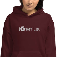 Load image into Gallery viewer, Unisex iGenius Hoodie (Embroidered Logo)
