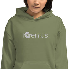 Load image into Gallery viewer, Unisex iGenius Hoodie (Embroidered Logo)