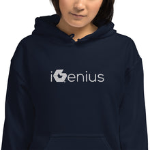 Load image into Gallery viewer, Unisex iGenius Hoodie (Embroidered Logo)