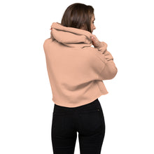 Load image into Gallery viewer, Crop Hoodie with White Logo