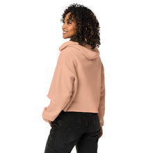 Load image into Gallery viewer, Crop Hoodie with Sage Green Logo