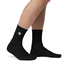 Load image into Gallery viewer, Embroidered &quot;G&quot; Socks
