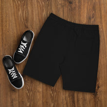 Load image into Gallery viewer, Men&#39;s Fleece Shorts with White Logo
