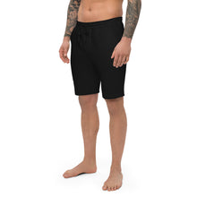 Load image into Gallery viewer, Men&#39;s Fleece Shorts with White Logo
