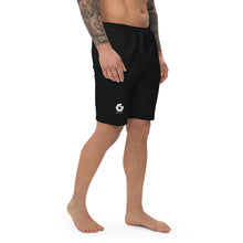 Load image into Gallery viewer, Men&#39;s Fleece Shorts with White Logo
