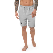 Load image into Gallery viewer, Men&#39;s Fleece Shorts with Black Logo
