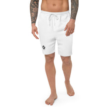 Load image into Gallery viewer, Men&#39;s Fleece Shorts with Black Logo
