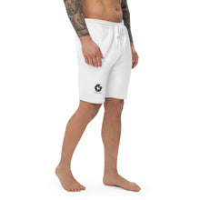 Load image into Gallery viewer, Men&#39;s Fleece Shorts with Black Logo
