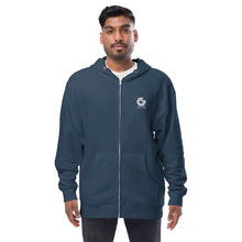 Load image into Gallery viewer, Unisex Fleece Zip Up Hoodie
