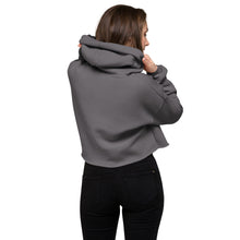 Load image into Gallery viewer, Crop Hoodie with White Logo
